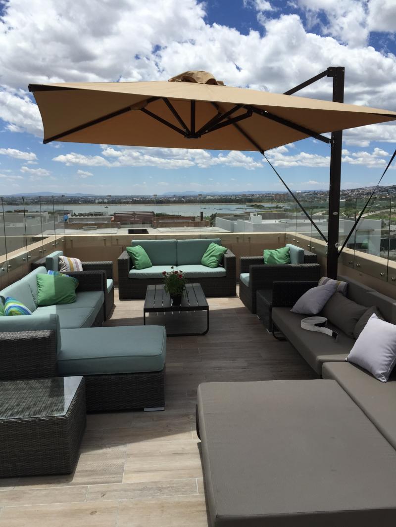 Sombrilla en Roof Top