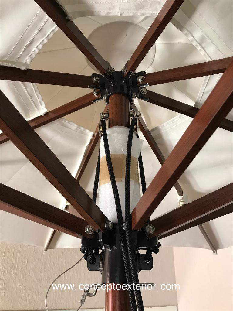 Interior sombrilla Olmec