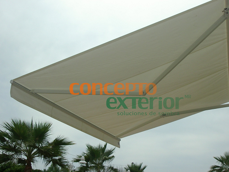 Toldo enrollable brazo invisible mod. Solarian