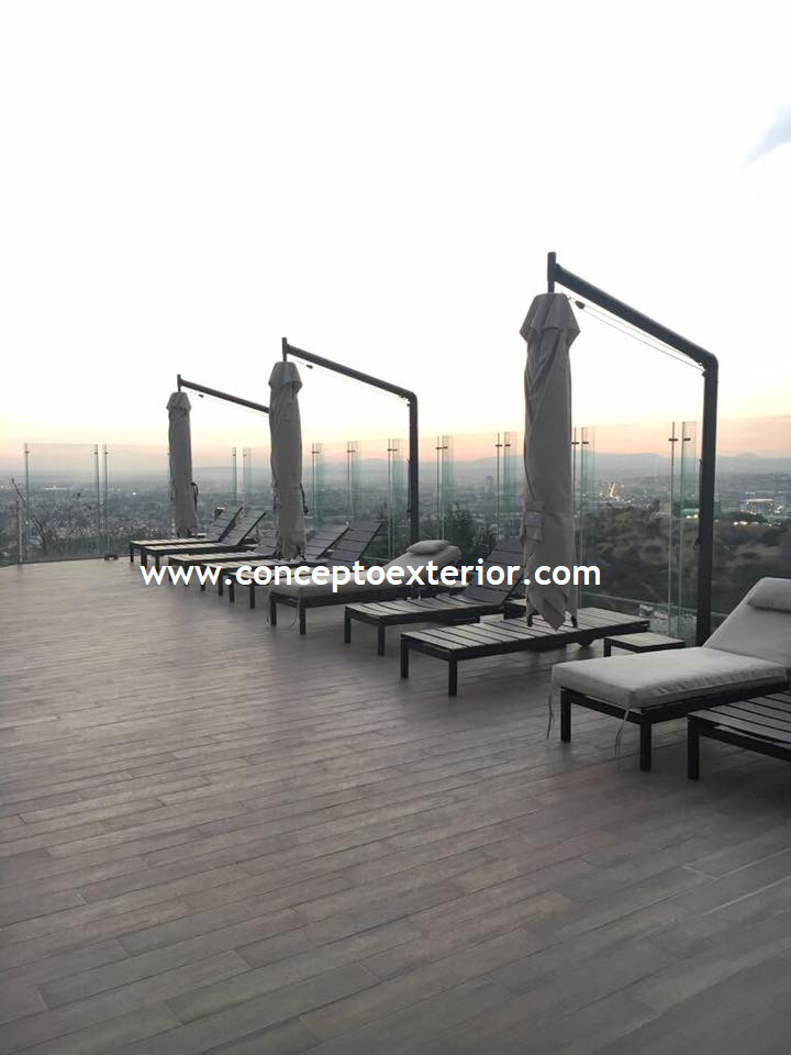 Sombrilla Cancun 3x3m Signed