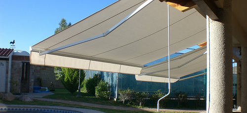 Toldo American de soportes laterales