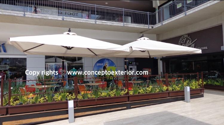 Sombrilla Cancun 4x4m El Pata