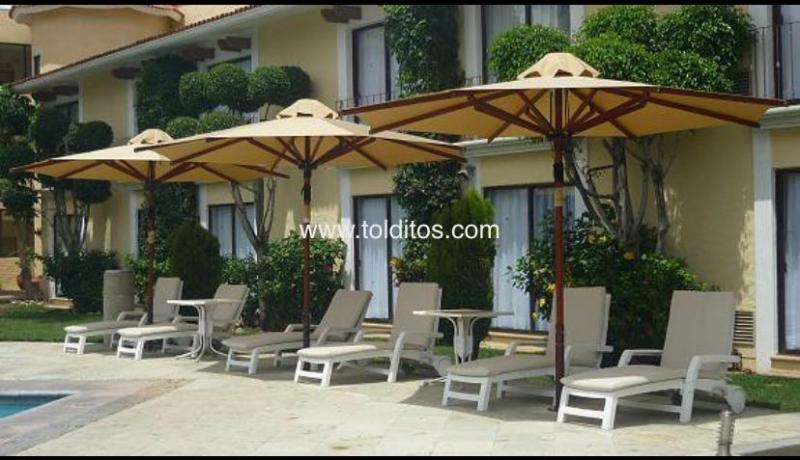 Sombrilla Olmec 4m Octagonal