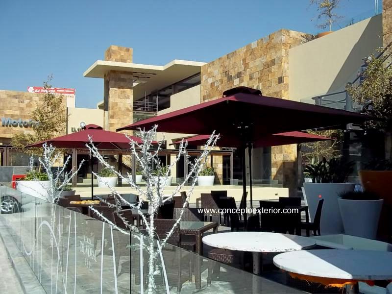 Sombrilla Olmec 2.4x2.4m