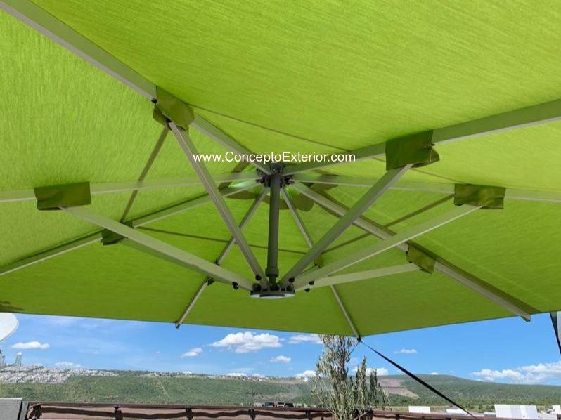 Sombrilla Ixtapa 3.5x3.5m Concepto Exterior