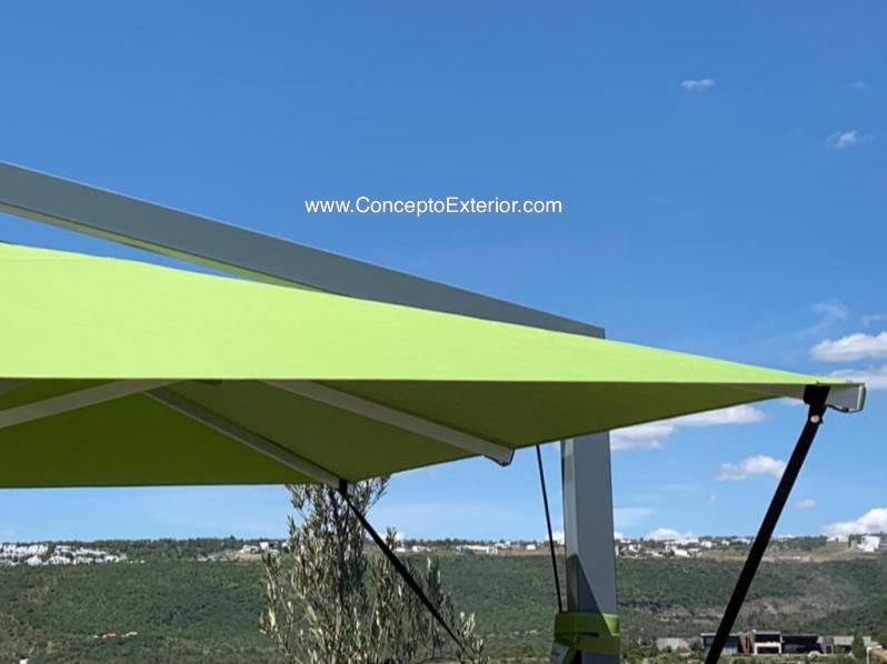 Sombrilla Ixtapa 3.5x3.5m Concepto Exterior