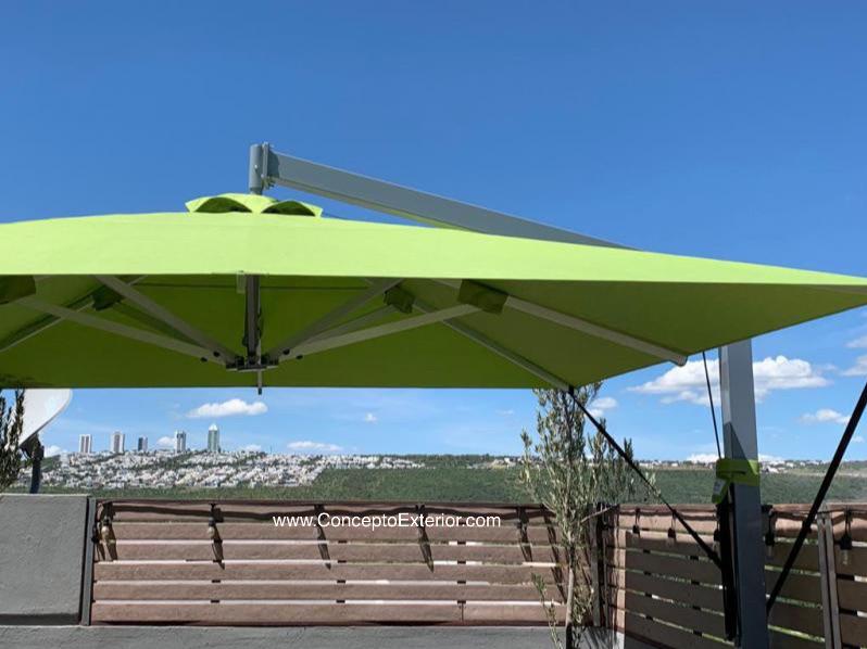 Sombrilla Ixtapa 3.5x3.5m Concepto Exterior