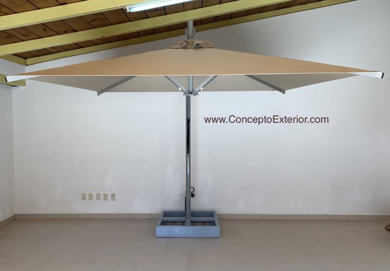 Prototipo Sombrilla Merida Poste Lateral Concepto Exterior