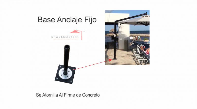 Base de anclaje fijo