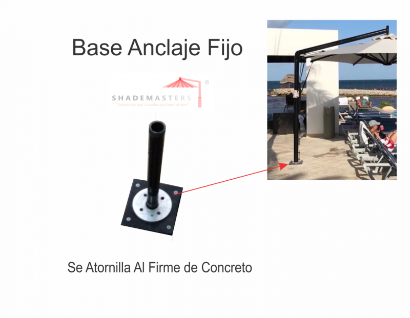 Base de anclaje fijo