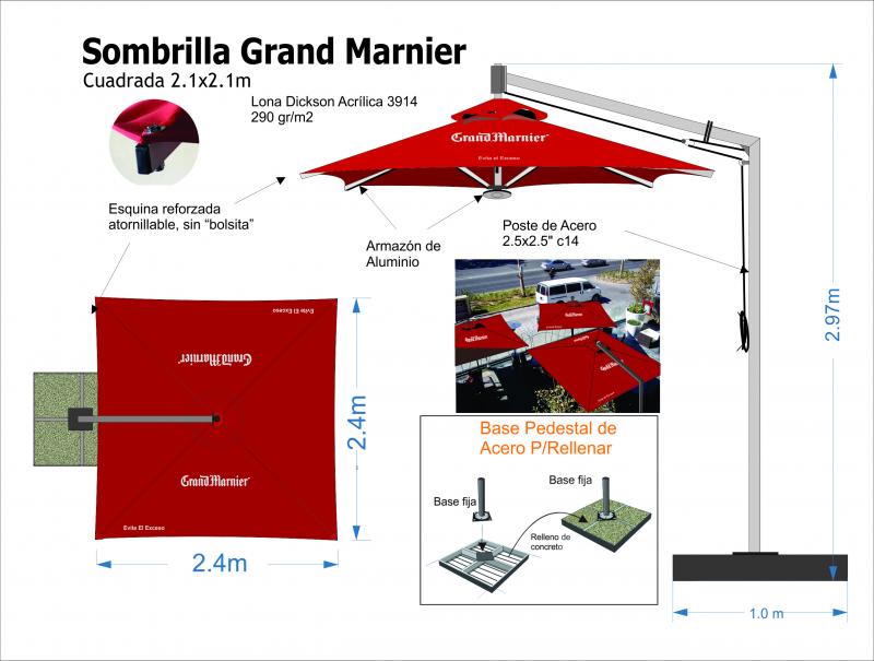 Gran Marnier Ixtapa 2.4x2.4m
